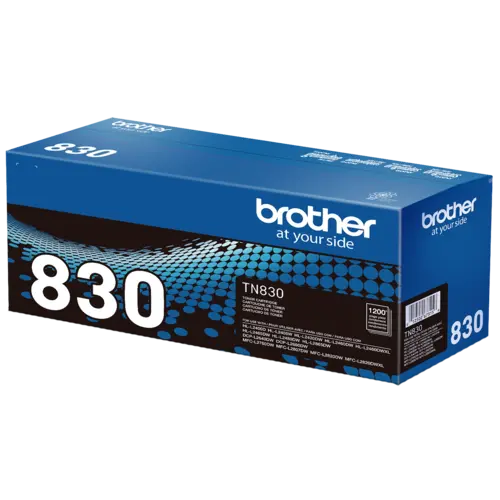 Brother TN830 Genuine Standard Yield Black Toner Cartridge