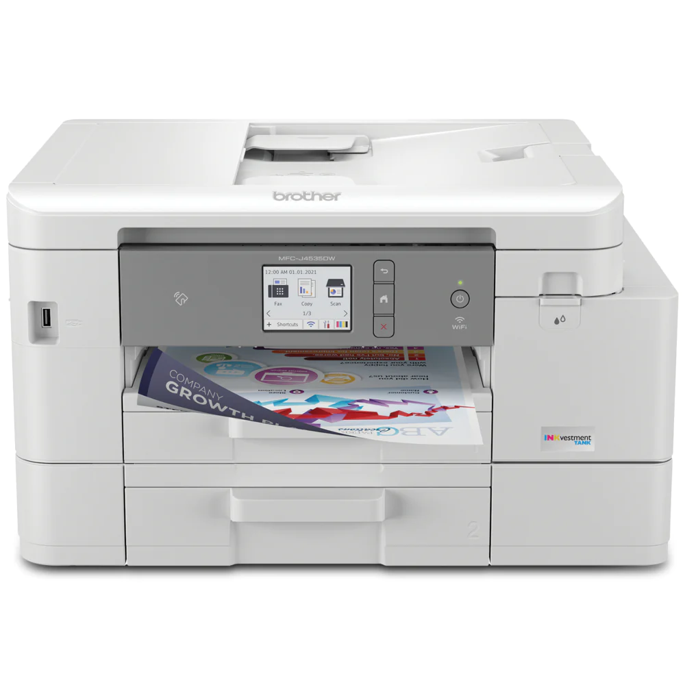 Brother MFCJ4535DWXL INKvestment Tank All-in-One Colour Inkjet Printer